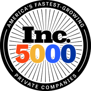 Inc. 5000 Color Medallion Logo